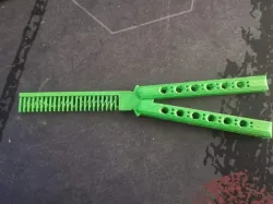 Simple hair cut knife