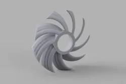 Slat Fan Swept