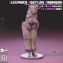 Sleepover Tiefling Barbarian