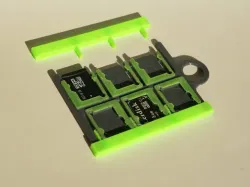 slim μSD clip card