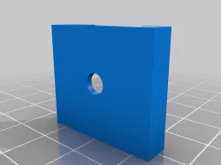 Square Plate holder for LED Desk Lamp Magnetic Mount