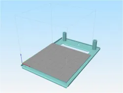TRONXY D01 bed STL model