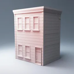 Urban Burger Restaurant Building 28mm