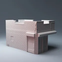 Urban Deli Restaurant Building 28mm