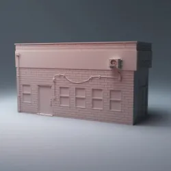 Urban Really Tropical Hot Dogs Building 28mm