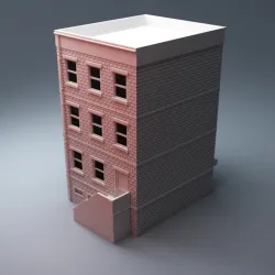 Urban Three Floor House 'C' 28mm