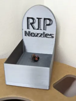 Used Nozzle Graveyard