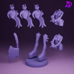 Wapeach, Improper Princess - Figure Scale