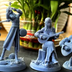 Wood Elf Bard Pose 2