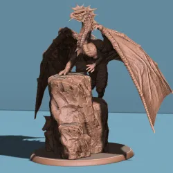 Young Silver Dragon