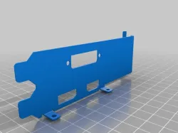ZOTAC/ASUS/MSI Low Profile 1050ti FULL SIZE GPU Bracket Template