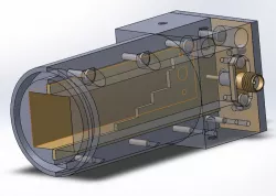 3cm Amateur Band EME Septum Feed Antenna