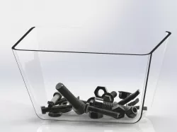 Bolt in glass box