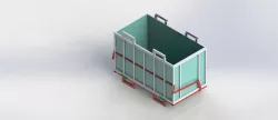 bottom unloading forklift truck