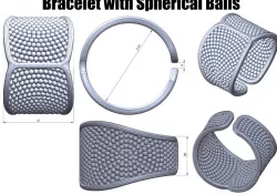 Bracelet with Spherical Balls