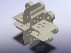 Brusless DC Motor mount for 6mm DEPRON models