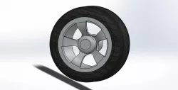 Car wheel .