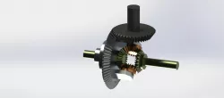 Differential gear arrangement