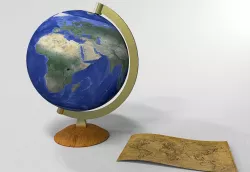 Earth globe