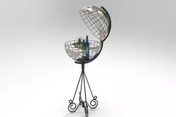 EARTH GLOBE MINIBAR