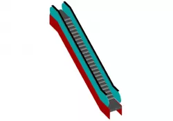 escalator 3D model