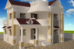 EXTERIOR ELEVATION FOR HOUSE