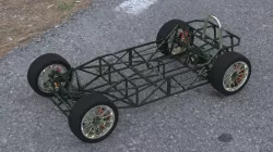 Frame for a sport retro car