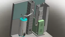Furnace - Water Heater Layout