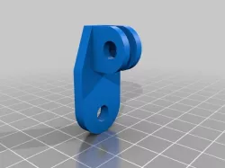 Go Pro adapter with camera screw hole