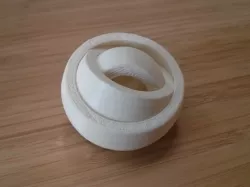 Gyro rotating rings