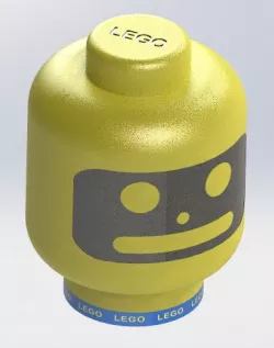 Lego Head Storage Bucket