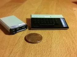 Mini Atari 800XL with Atari 1050 disk drive