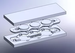 mold for cap of the inline-boxermotor-linear