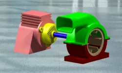 Motor Blow Assembly in Catia
