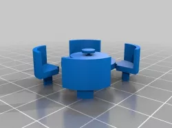 Moving dining table