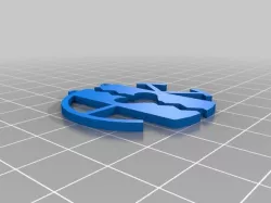 My Customized Half Heart Monogram Pendant