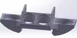 Raise3D N2 Dual Fan Holder Extruder Head