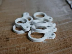 Ring sizer set 0-16 with half sizes