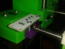 Rod clamp for ReprapDiscount mechanical endstop