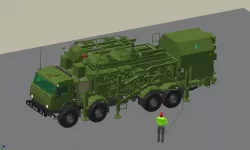 RUSSIAN TRUCK "KAMAZ 63501 8x8" WITH "MIK-MKS" MOBILE SYSTEM