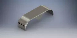 Semi-Tractor Tandem Fender w/ Light Box