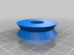 Simple roller for the small spool rack that you can find in thingiverse