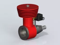 Small 2-stroke single-cylinder engine