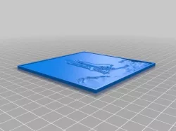Space Shuttle Lithopane