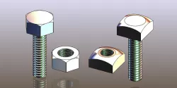 SQUARE & HEXAGONAL NUT & BOLT