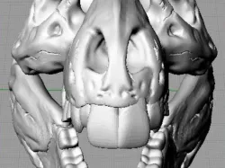 Timmy the Bucktoothed T-Rex Skull