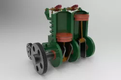 Two Cylinder Engine