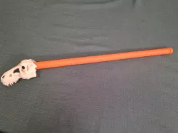 Tyranno-Scratch-Us Rex: Printable T-Rex Backscratcher