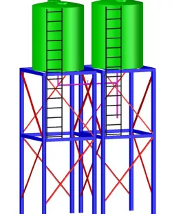 water tank stand