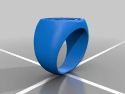 White Lantern Ring